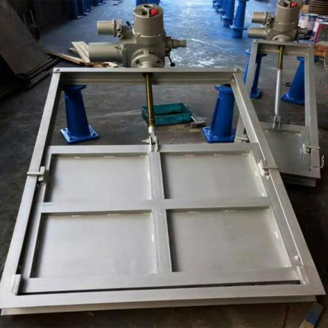 Integrated machine gate