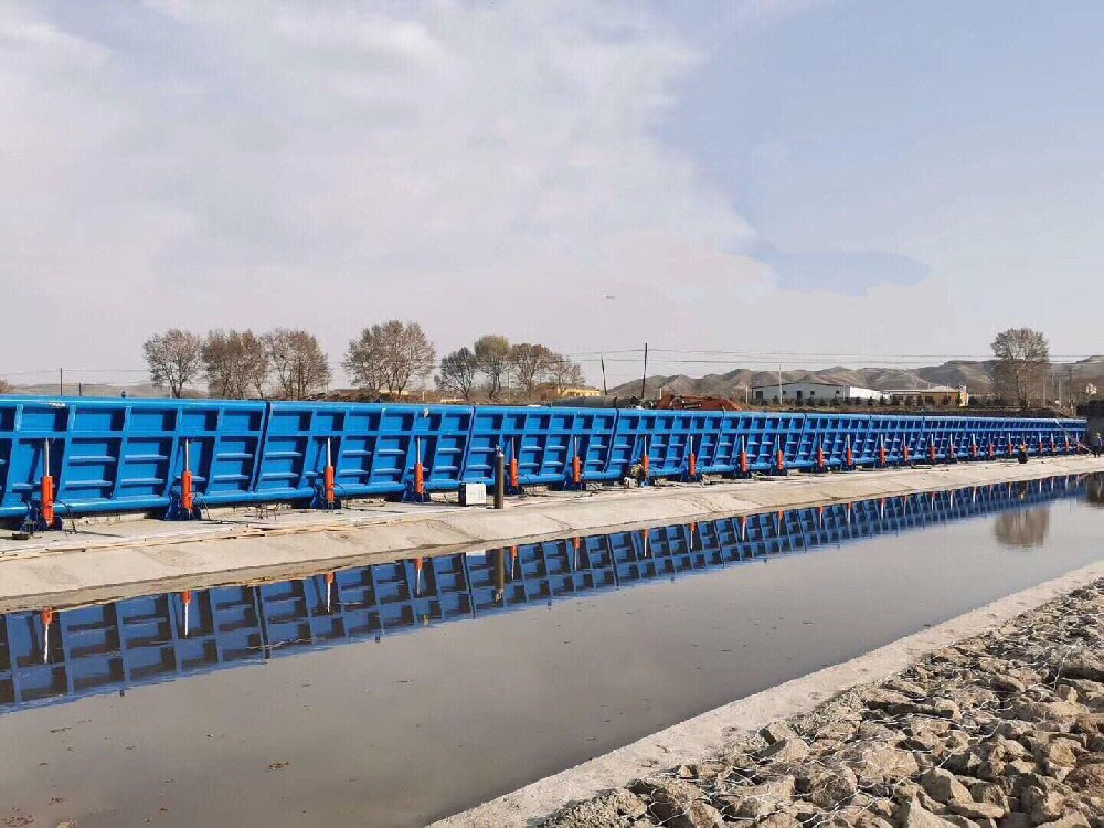 Flap Steel gate