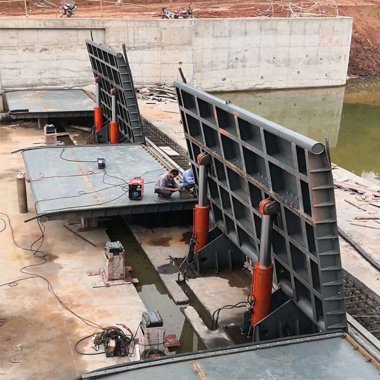 Flap Steel gate
