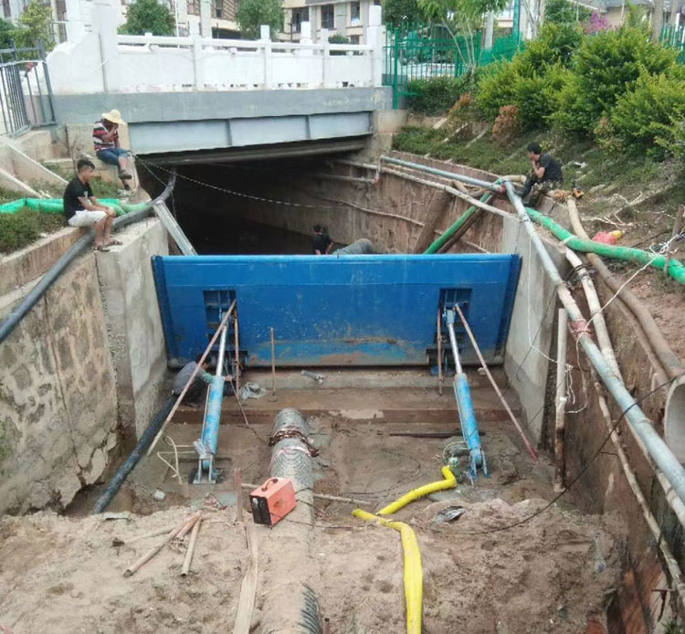 Flap Steel gate