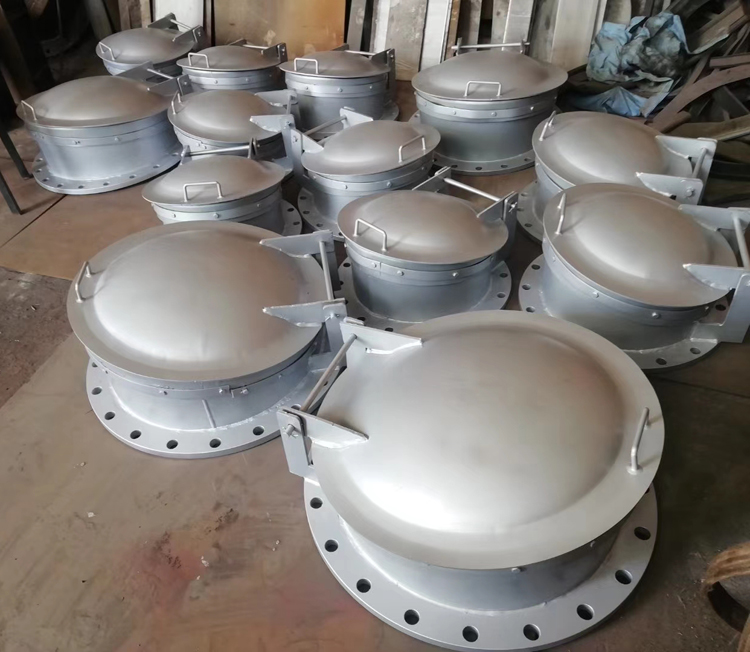 Round Steel flap gate