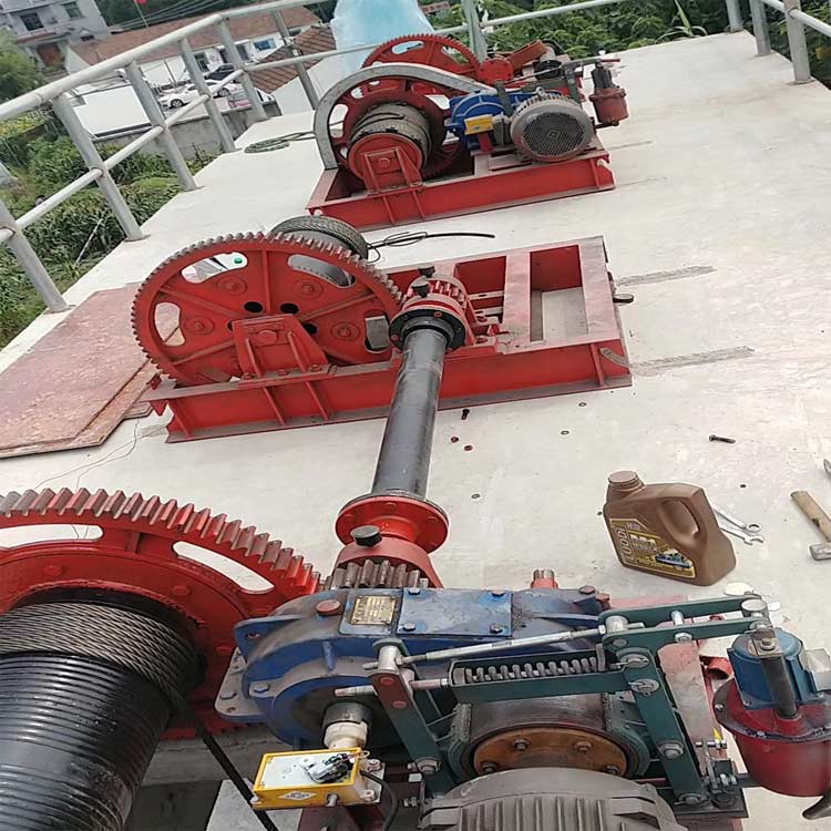 Fixed Double-Lifting -Point Wire Rope Hoist